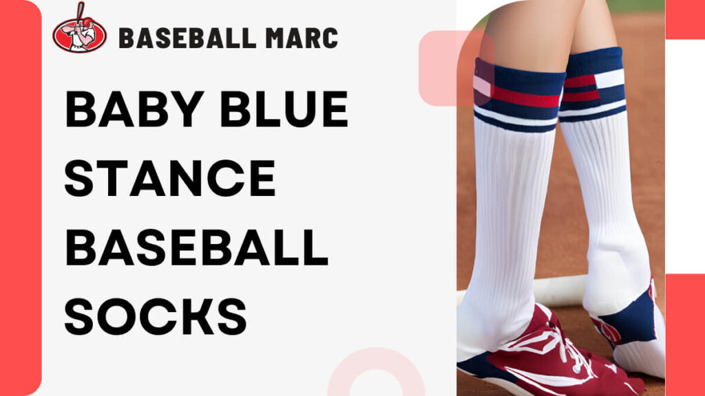 baby blue stance baseball socks