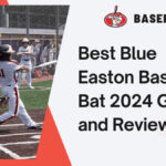 blue easton baseball bat