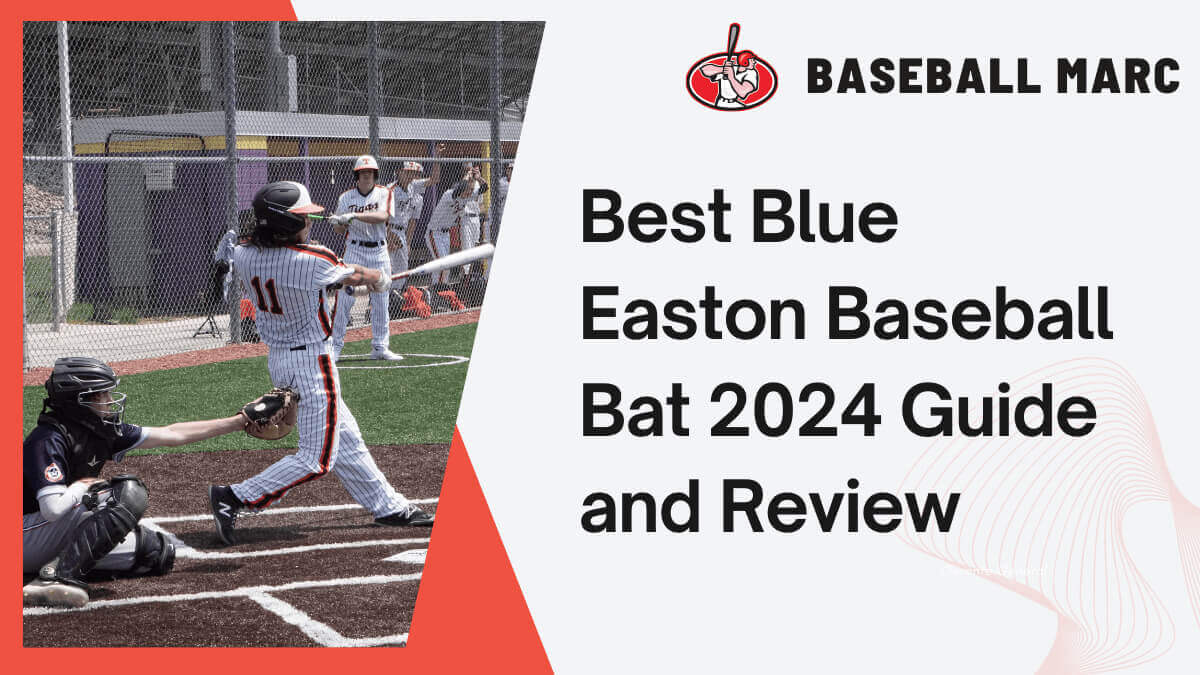 blue easton baseball bat