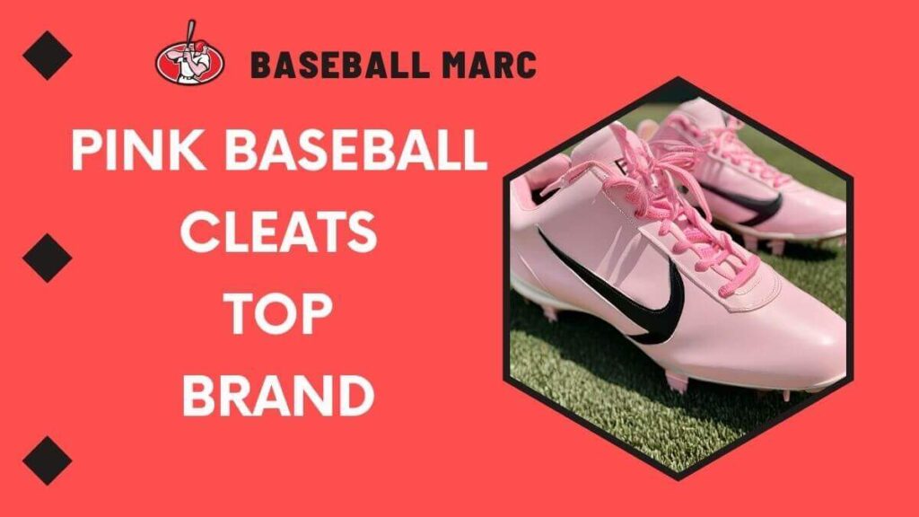 pink baseball cleats brend list