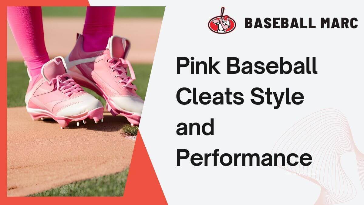 pink baseball cleats