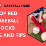 red baseball socks