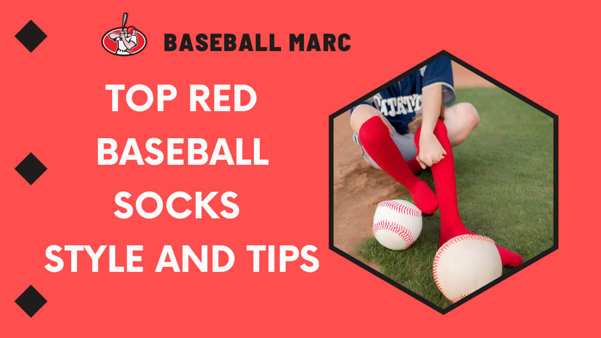 red baseball socks