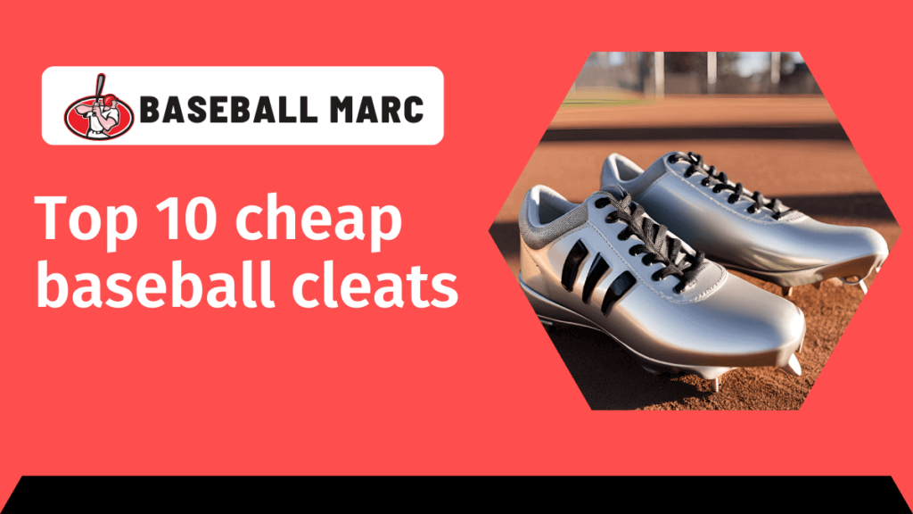 cheap baseball cleats metal